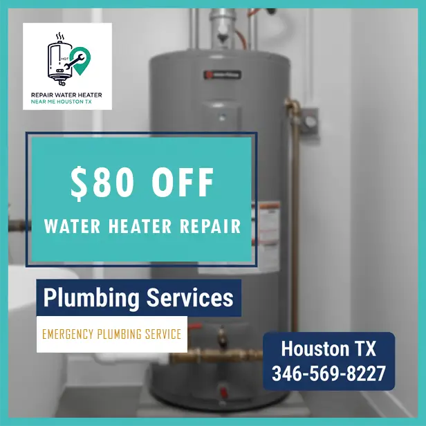 Professional Plumber Inspecting Electric Water Heater in Modern Bathroom Plumber inspects electric water heater